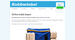 Desktop Screenshot of kubbwinkel.nl