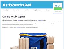 Tablet Screenshot of kubbwinkel.nl